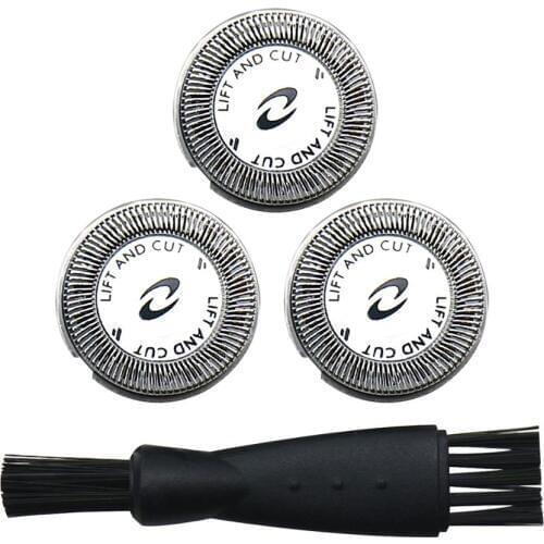 3pcs Replacement Shaver Head for Philips Norelco HQ3 HQ56 HQ55 HQ442 HQ300 HQ916 HQ5426 HQ5430 HQ5625 Razor Blade double knife