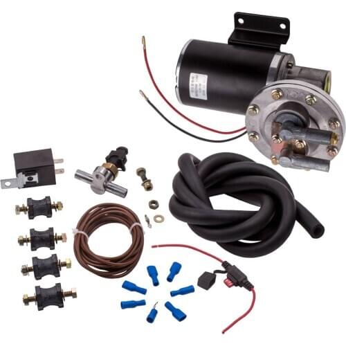 Electric Vacuum Pump Kit Brake Booster 12 Volt Pump 18" to 22" for Chevy Ford