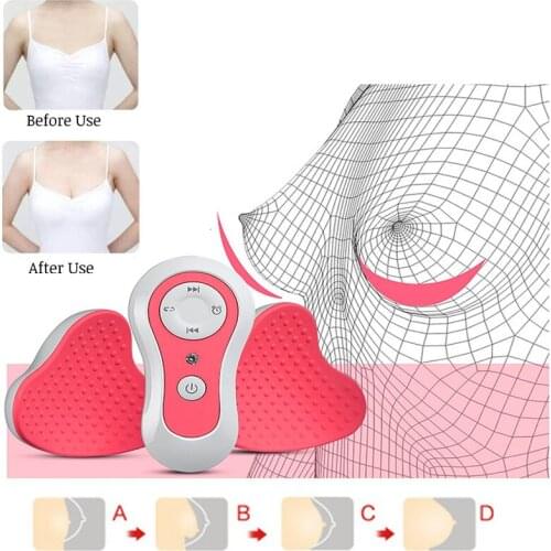 Magnet Breast Enhancer Electric Chest Enlargement Massager Anti-Chest Sagging Device Breast Acupressure Massage Therapy Tool