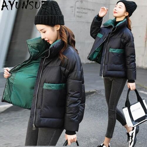 AYUNSUE Fashion Short Korean Womens Jacket High Quality Thicken Warm Winter Clothes Women Coat Female Ropa Mujer Invierno 2020