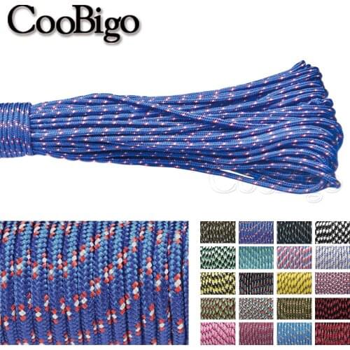 3mm Paracord Lanyard Rope Parachute Cord for Outdoor Hiking Camping Clothesline Tactical Bracelet Accessory One Core 100ft 328ft