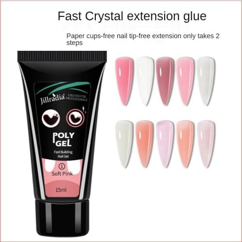Poly UV Gel For Manicure 15ML Nail UV Gel For Extension Color Nail Gel For Nails Art Painting Gel Nail Art Enamel