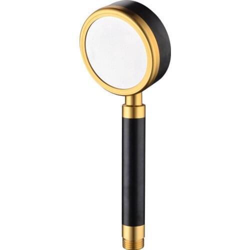 Space Aluminum High Quality Pressurized Shower Removable Shower Hand-held Head Water Saving Shower