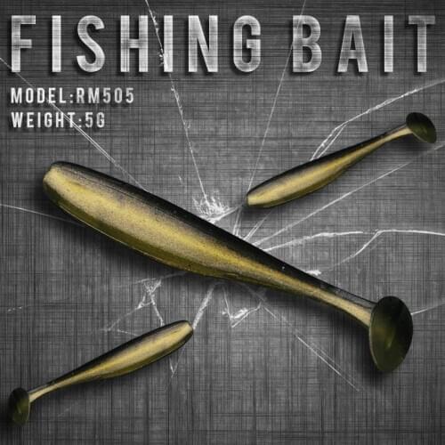 Fishing Lures 65mm/5g 0-1.0m Floating Wobblers Carp Fishing Soft Lures Silicone Artificial Dou ble Color Baits Scented soft bait