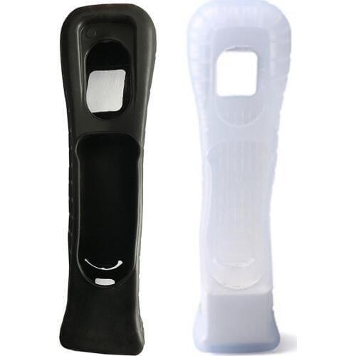 Silicone case for wii remote Soft Cover Skin Protective Sleeve long Can Hold Motion Plus For Nintend Wii Remote Contoller