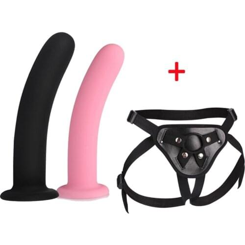 Silicone Huge Anal Plug Realistic Dildo Big Anal Prostate Butt Plug with Bondage Harness Belt Erotic Anal Sex Toys for Women Men