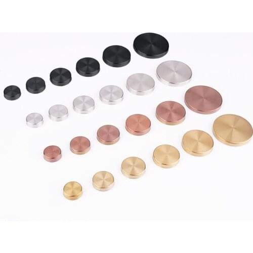 4PCS Stainless Steel Advertising Screws Mirror Nails Glass Fastener Decorative Cover Advertisement Fixing Screw Hardware