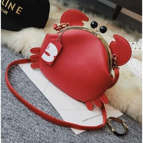 2019 ins hot crab model mini bag versatile shoulder bag lady women Chain Bag chic dressing bag girl fashion