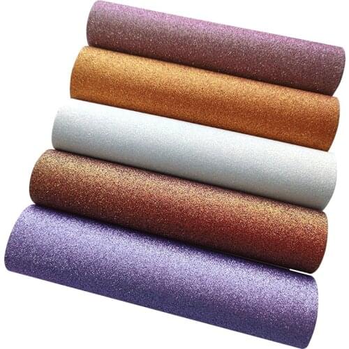 135x30cm Gold/Silver Super Shiny Fine Glitter Leatherette Fabric Sheet for Making Craft/Belt/Hair Bow/Shoe/Bag/Cover