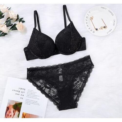 Ladies Seamless Seamless V Bra Underwear Women Sexy Natural Underwear Bra Set Adjustable Shoulder Strap 3/4 Cup Underwear