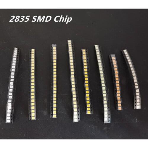 100pcs 2835 1210 3V 2W SMD LED For Repair TV Backlight Cold white LCD Backlight LED