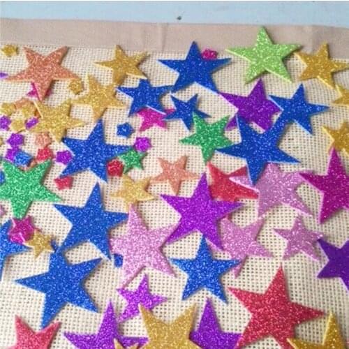 3D Stickers Toys Glitter Star Foam Stickers For Card Stitch Cardmaking Scrapbooking Pegatinas Room Naklejki Sticker Classic Toy