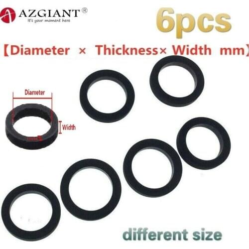 6pcs Idle Wheel Belt Loop Idler Rubber Ring for Cassette Deck Recorder Tape