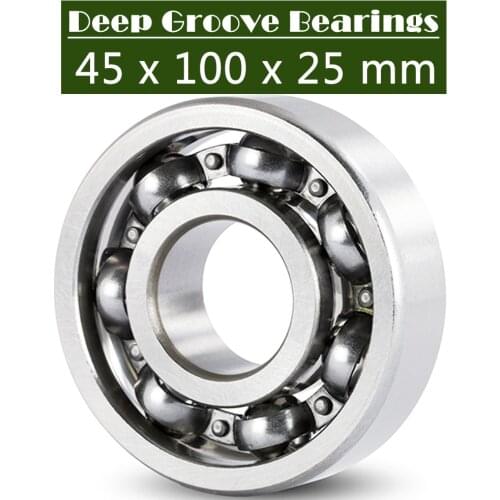 6309 Bearing 45*100*25 mm ABEC-3 P6 ( 1 PC ) For Motorcycles Engine Crankshaft 6309 OPEN Ball Bearings Without Grease