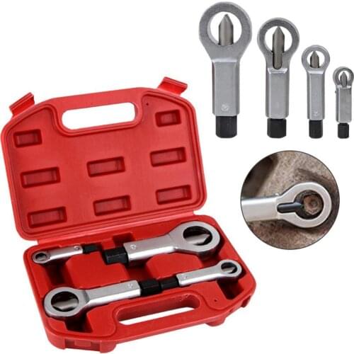 80/102/130/150mm Nut Splitting Wrench Screw Rust Resistant Damaged Remover Rusty Nut Splitter Spanner Cutter Tool Steel Wrench