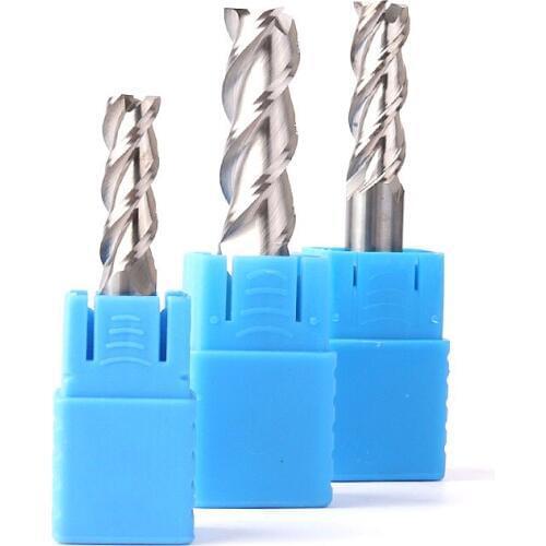 Aluminum Copper Wood Cutter Endmill HRC50 3 Flute Cnc Milling Tools Tungsten Steel Milling Cutter End Mill 1mm 2mm 3mm 4mm 6mm