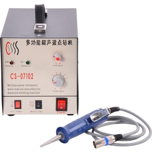 DS-07102 ultrasonic fixing rhinestone machine hot fix crystal studs setter wand Top Quality