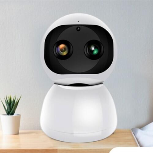 Two zoom lens clearly monitor wifi IP camera indoor home security camera mini CCTV Surveillance camera drop shipping MOQ 1 PCS