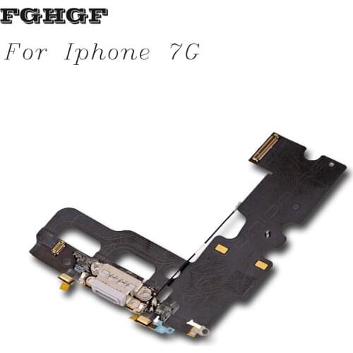 EeNjee 10PCS/Lot Charging Port Dock Connector Flex USB Cable For Iphone 7G Charger AAA Quality 100% Test