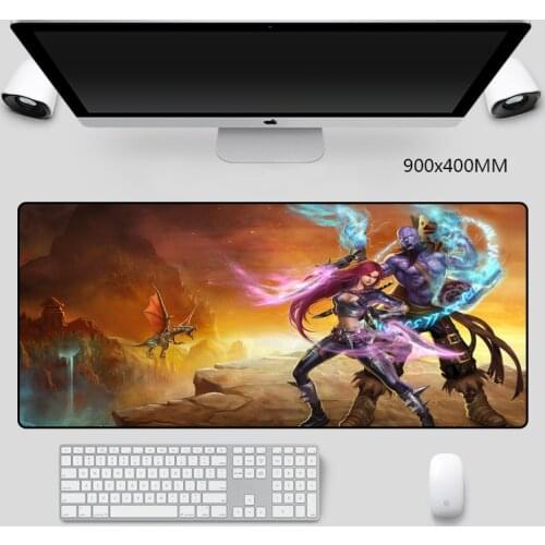 Leagues Gaming Persona Pads Mice Extended Large Gaming Mouse Pad With Locking Edge Mouse Pad Desktop Keyboard Pads 900x400mm