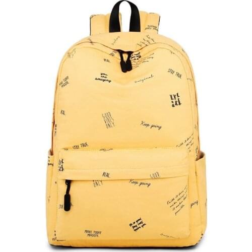 Lightweight Women Backpacks Children School Bags Durable and Breathable Laptop Bags Girls Backpack Letters Print School Bags