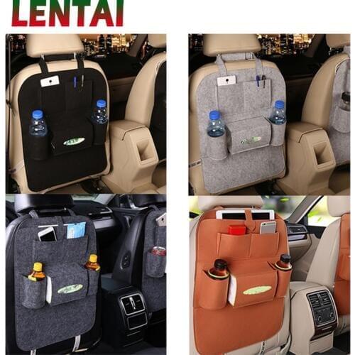 LENTAI 1PC Auto Car Back seat storage bag Net For Mercedes W205 W203 W211 Volvo XC90 S60 XC60 S80 V40 Alfa Romeo 159 156