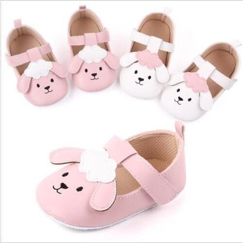 Lovely Cartoon Baby PU Leather Shoes Infants Spring Autumn First Walkers Baby Girls Shoes