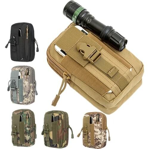 New Sport Pocket Men Tactical Belted bags Military Waist Pack Running leisure wallet outdoor camouflage bag mountain climbing