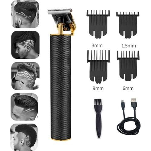Professional Hair Clippers for Men Trimmer for Boy T-Blade Hair Trimmer Barber Hair Cut Grooming Kit Machine Cordless Quiet
