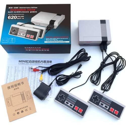 Retro Video Game Console for 8 Bit 620 in 1 Built in 620 Games with 2 Controllers games TV-out