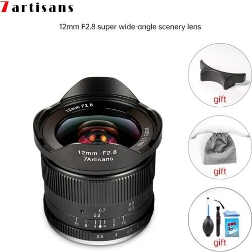 Lentes 7artisans 12mm F2.8 Ultra Wide Angle Lens For E-mount Aps-c Mirrorless Cameras A6500 A6300 A7 Manual Focus Prime Fixed