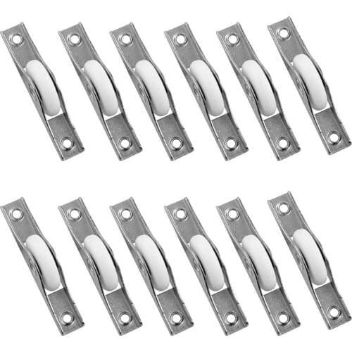 Cabinet Wardrobe Nylon Sliding Wheel Door Window Roller Pulley Furniture Accessories