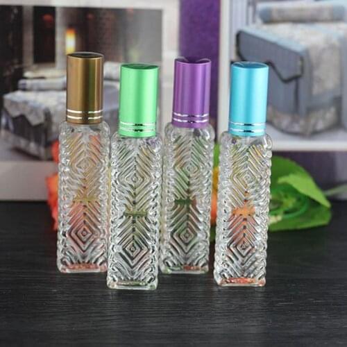 10ML glass perfume bottle / spray bottles / metallic aluminum cap / perfumes container F20172427