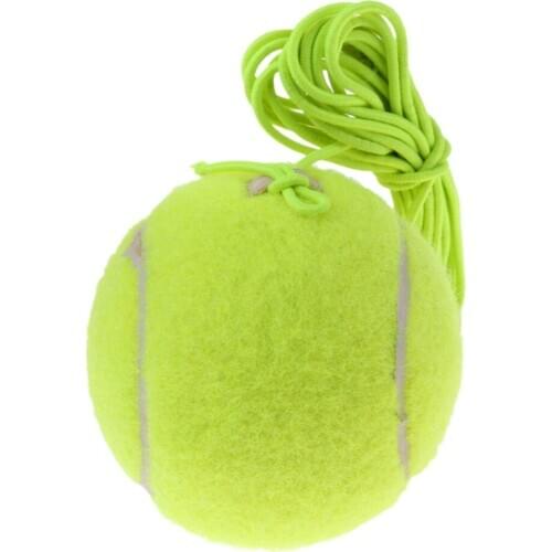 Tennis Trainer Ball Tennis Self Study Exercise W/ Elastic Cord Ball