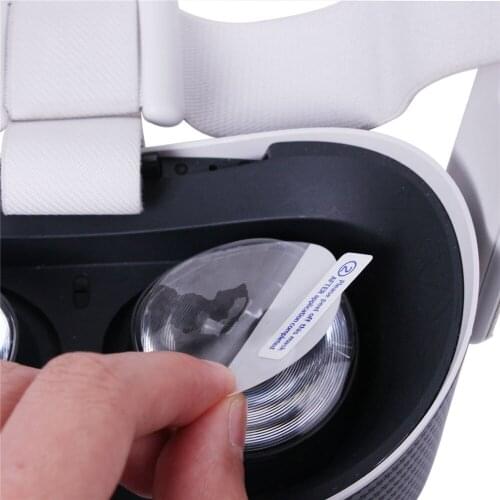 1 set HD Lens Protective Film Anti-Sweat TPU Soft Protector for Oculus Quest 2 Protective Film