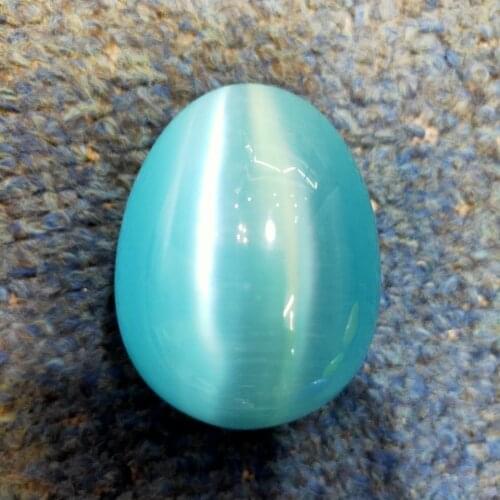 1pcs Natural Cats Eye Stone Egg Different Color Gemstone Massage Yoni Egg Crystal Reiki Healing Chakra Stone Home Decoration