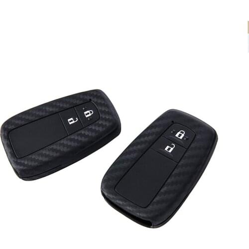 KAPU 1PC Wholesale Multifunctional Shockproof Silica Gel Key Case for Toyota Prius Prime 2 Buttons High-quality Key protected