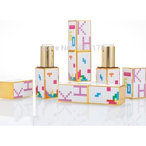 10/30/50pcs 12.1mm Empty Lipstick Tubes 3D Craft Lip Balm Tube Container DIY Cosmetic Lip Rouge Refillable Bottle