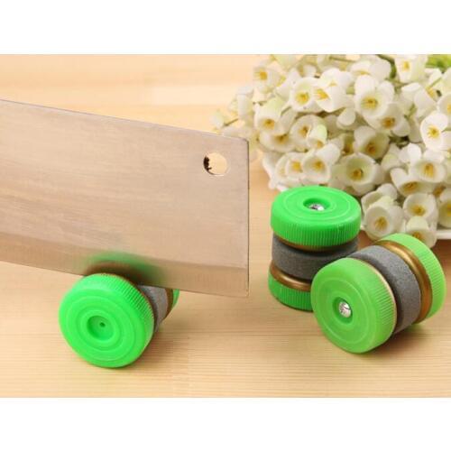 10pcs Household Japanese circular knife sharpener The kitchen chopper grindstone