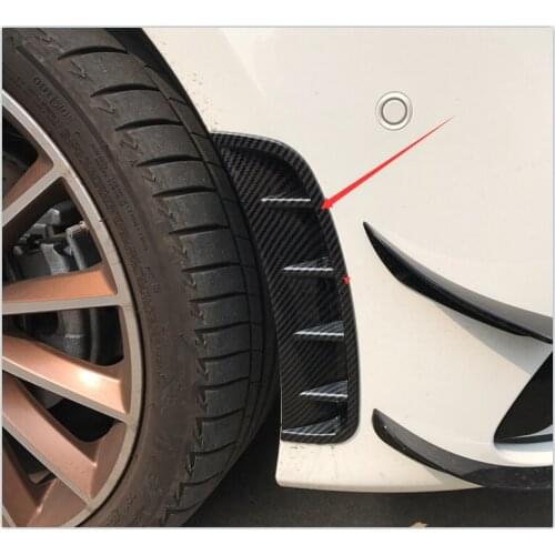 2Pcs ABS Car Front Wheel Air Vent Hood Fender For 2019 2020 Mercedes Benz AMG W177 A-Class A220 A200 A250 A35 Carbon Styling