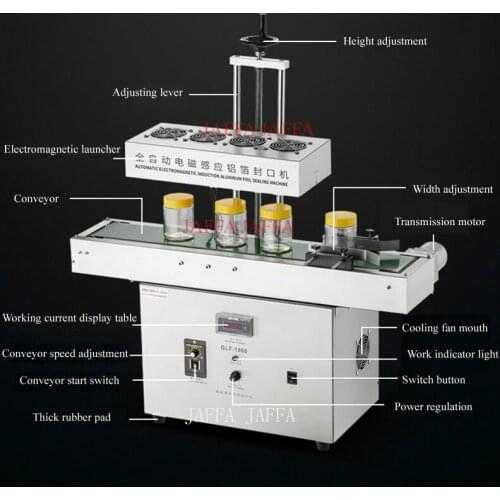 220V 110V Vertical Electromagnetic Induction Aluminum Foil Sealing Machine Plastic Bottle Aluminum Foil Sealing Machine