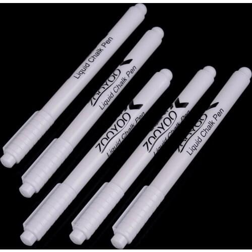 3pcs 10pcs White Liquid Chalk Pens For Wall Sticker Kids Room Blackboard Kitchen Jar Convenient Removable Vinyl Wall Decal