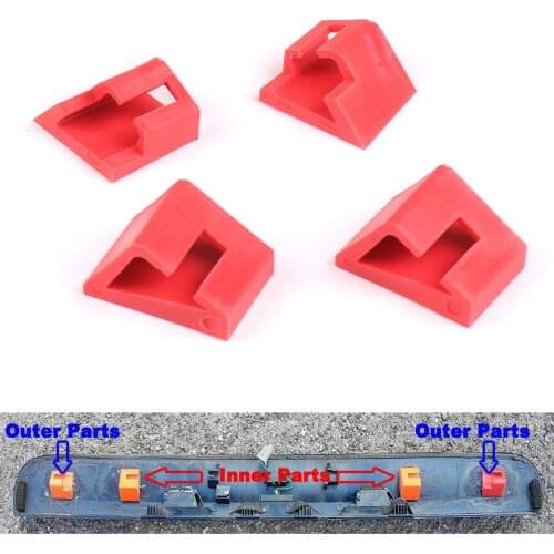 4pcs Boot Handle Tailgate Repair Clips designed for Nissan QASHQAI 2006-2013 New