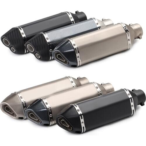51mm Left & Right Motorcycle Exhaust Muffler Escape Moto Systems Db Killer Silencer For z1000 MT09 Msx125 MT07