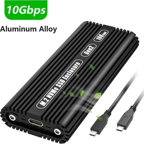 Type-C USB3.1 Gen2SSD solid state PCIE protocol M.2 NVME 10Gbps Hard Disk Box Adapter