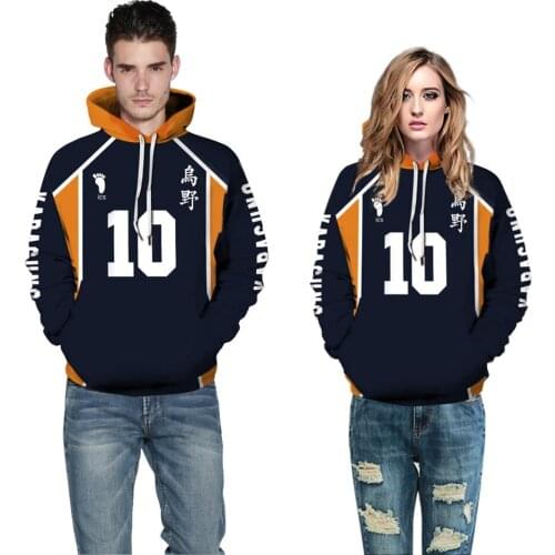 Anime Haikyuu 3D Hoodies Women Men Fukurodani Academy Akaashi Keiji Bokuto Koutarou Cosplay Costume Hooded Sweatshirt Pullover