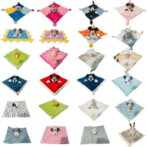 1pieces/lot plush mouse rabbit tiger pig doll baby saliva towel Reassure towel gift Childrens toys