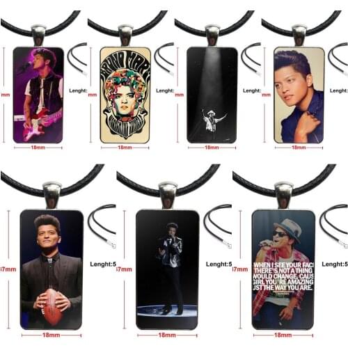 Bruno Mars Moonshine Jungle Tour Brand Steel Color Jewelry Fashion Statement Necklace Glass Necklaces Pendants For Child