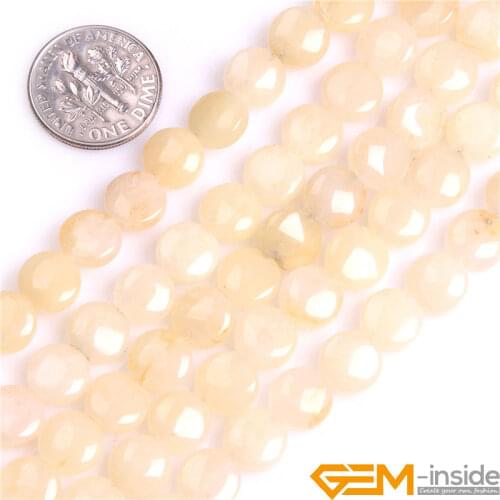 8mm Coin Shape Natural Stone Beads:Sodalite Jad Ocean Jaspe r Tree agat Carneline For Jewelry Making Beads Strand 15" Wholesale