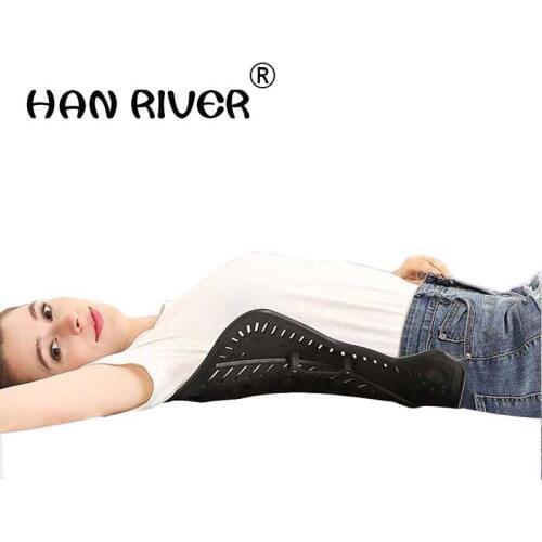 Electric outstanding lumbar tractor lateral bending of correct massage stretcher hunchback waist dish waist support